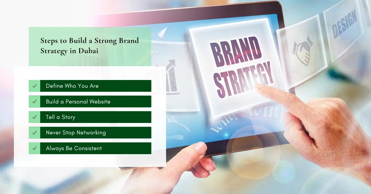 Steps to Build a Strong Brand Strategy in Dubai